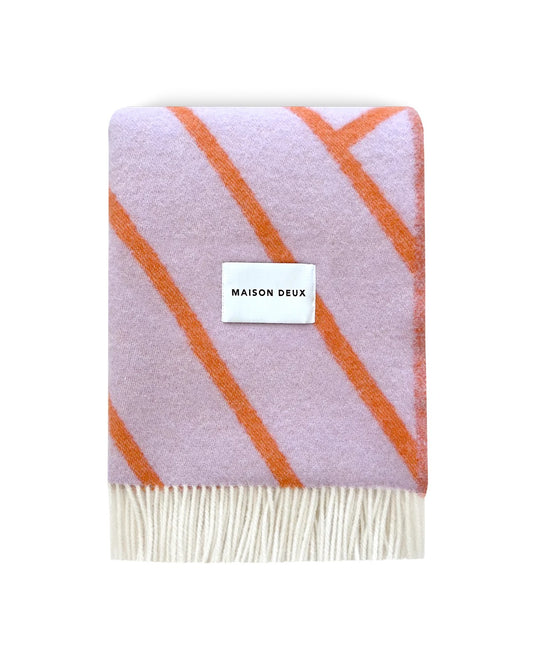 Lines-Decke Lila-Orange