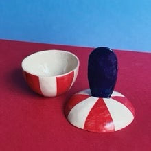 Keramik Objekt Blau/Rot Ulrike Lea Moormann (Kopie)