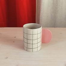 Tasse Grid Rosa Ulrike Lea Moormann
