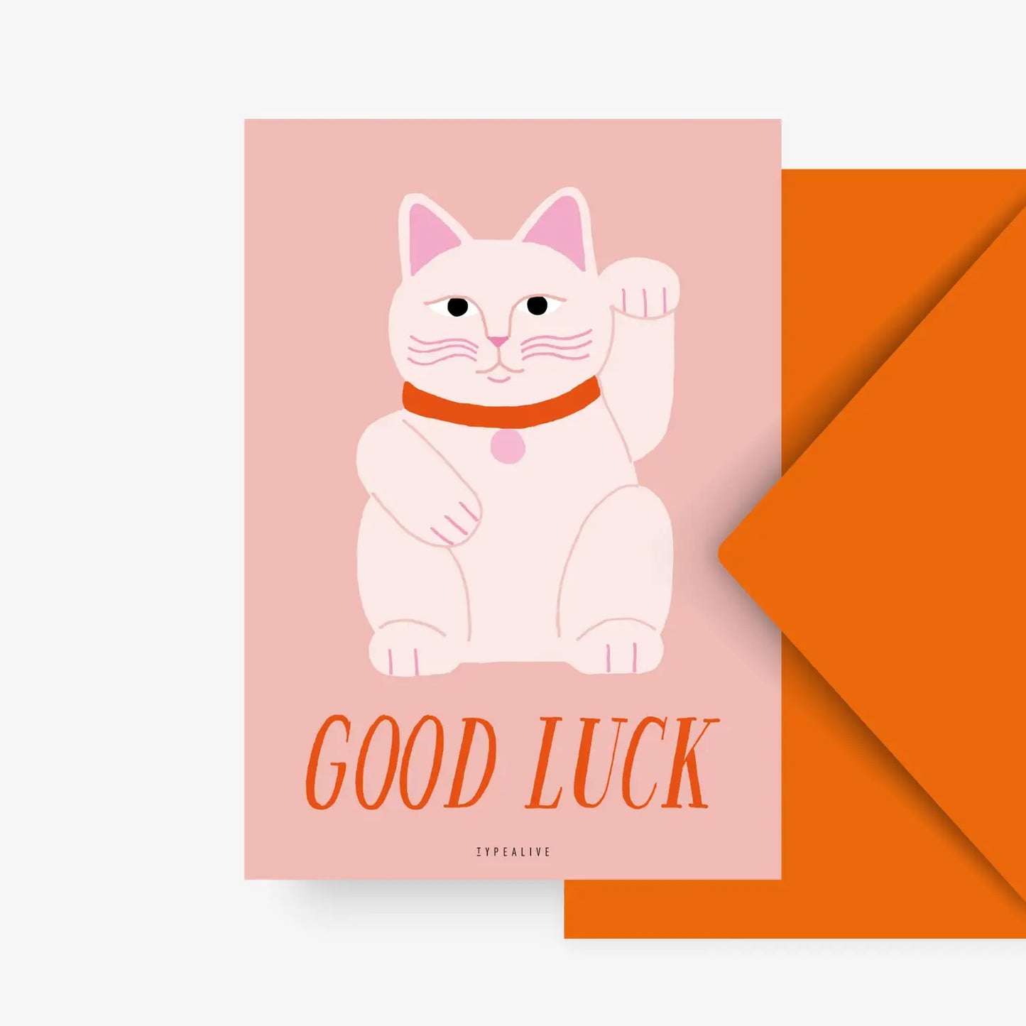 Lucky Cat Postkarte