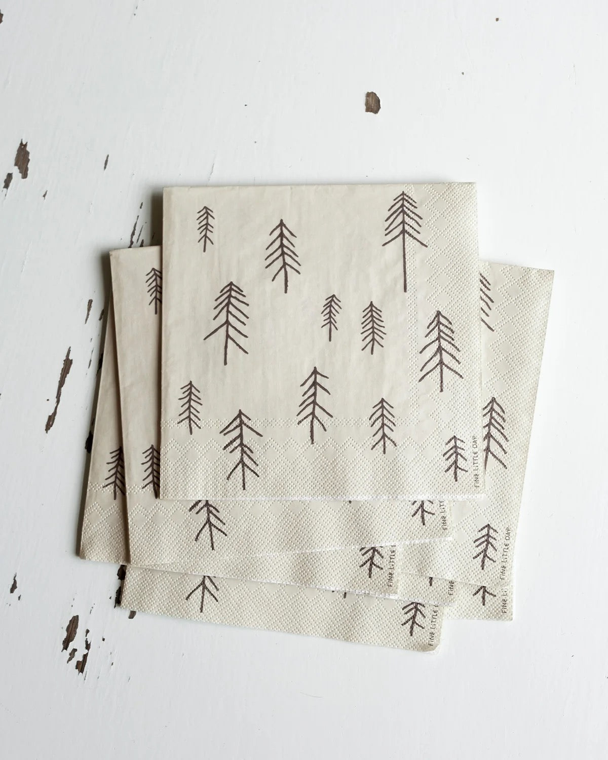 PAPIERSERVIETTEN TALL - SAND 25 STK.