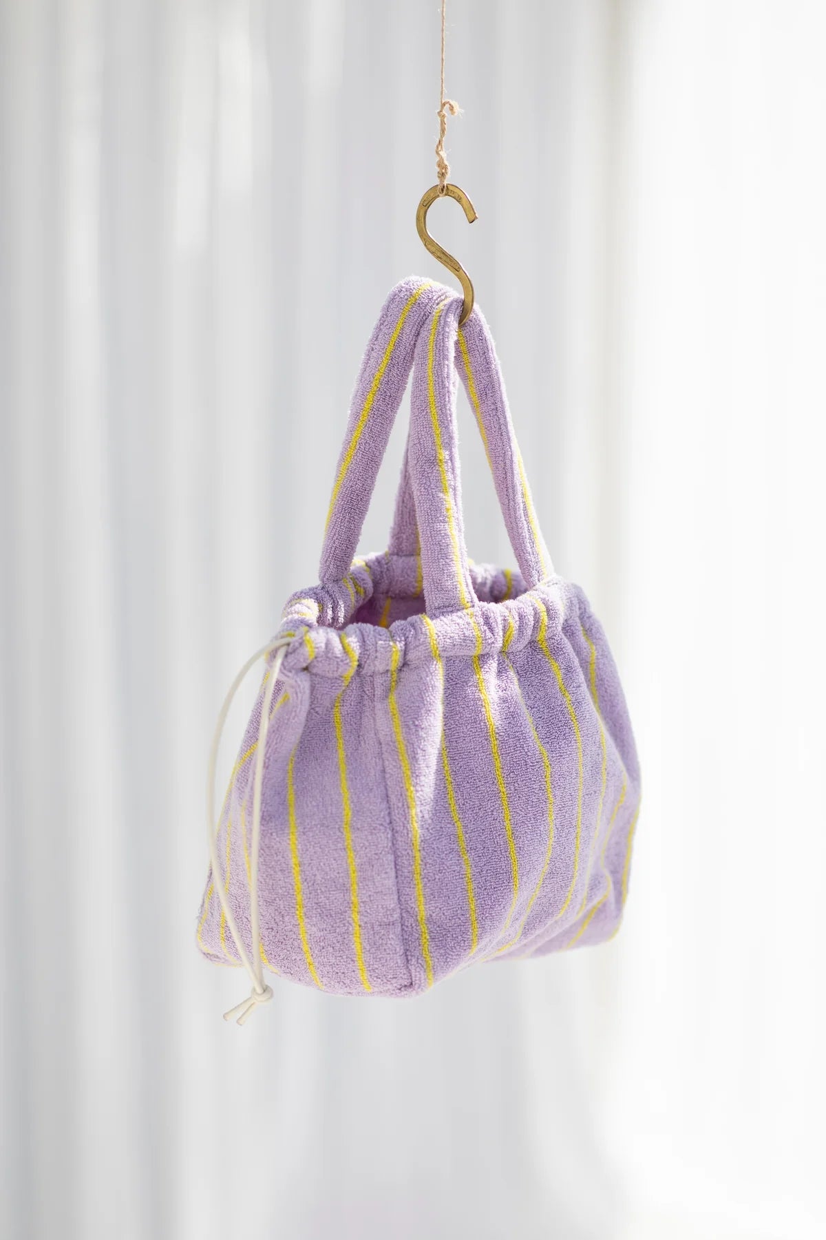 Naram Handbag lilac & neon yellow