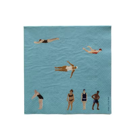 SWIMMERS PAPIERSERVIETTEN