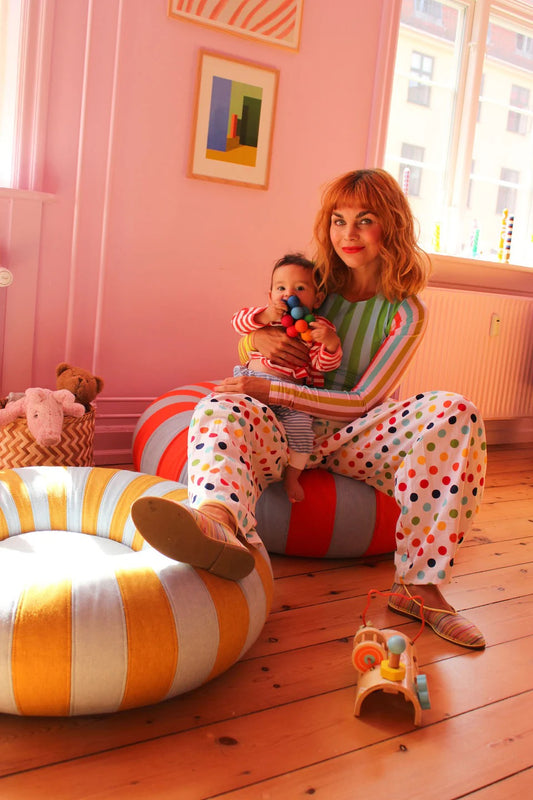 FLOAT, KLEIN, BLAU/OCKER