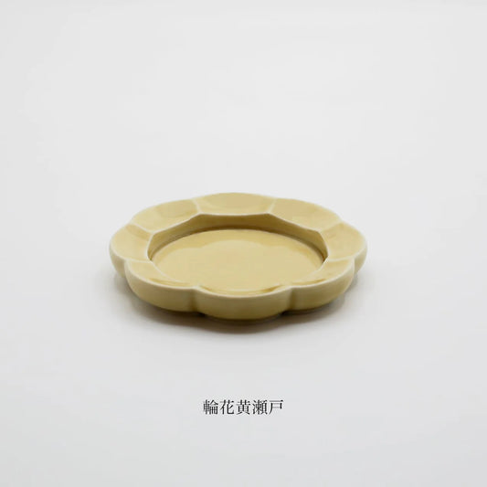 Hibi Seto Yaki Flower Incense Tray