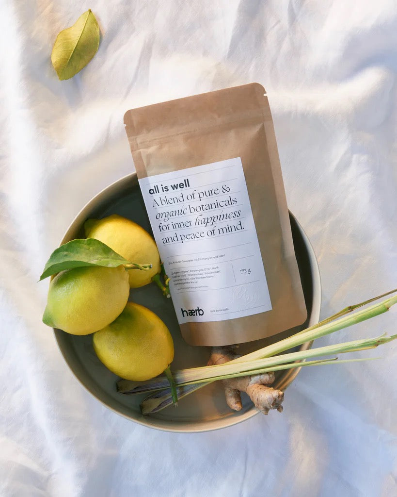 all is well // Zitronengras und Ingwer