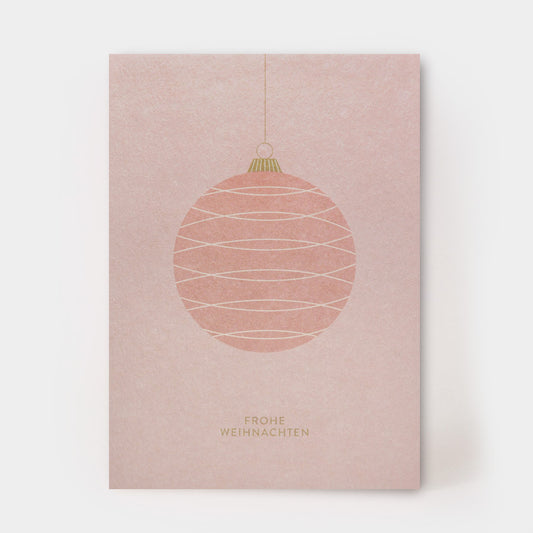 WEIHNACHT ROSE Postkarte