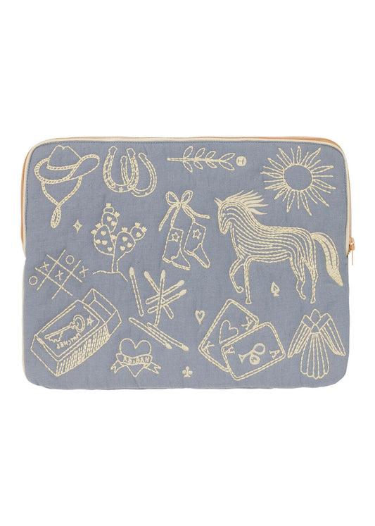Polly Embroidery ''Computer Sleeve''
