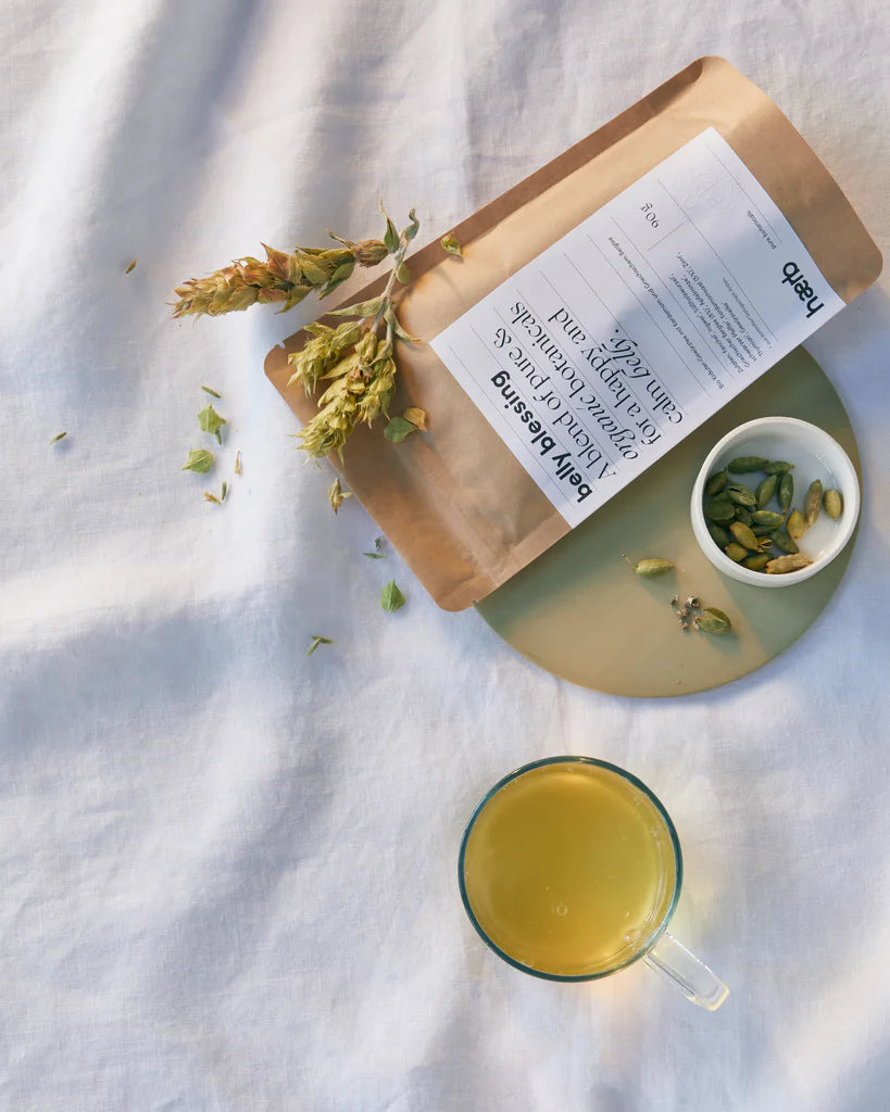 belly blessing // Kardamom und Griechischer Bergtee