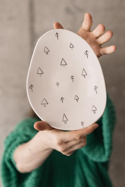 Handgemachte Keramikteller