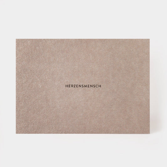 HERZENSMENSCH Postkarte